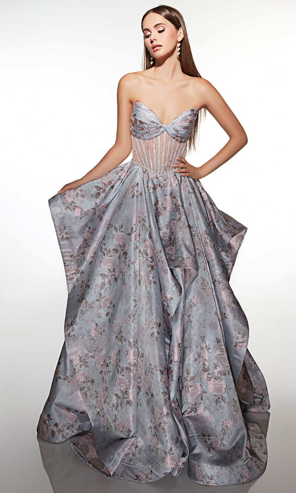 Alyce Paris 62051 - Strapless Lace-Up Back Ball Gown Prom Dresses