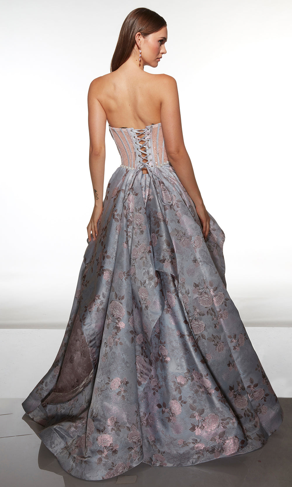 Alyce Paris 62051 - Strapless Lace-Up Back Ball Gown Prom Dresses