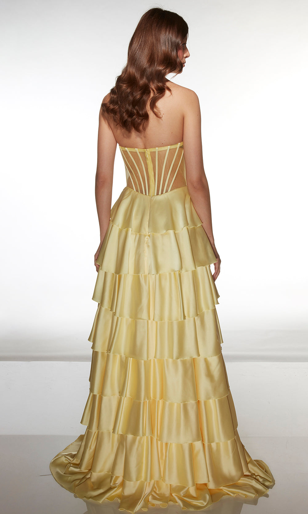Alyce Paris 62056 - Strapless Sweetheart Dress with High Slit Prom Dresses