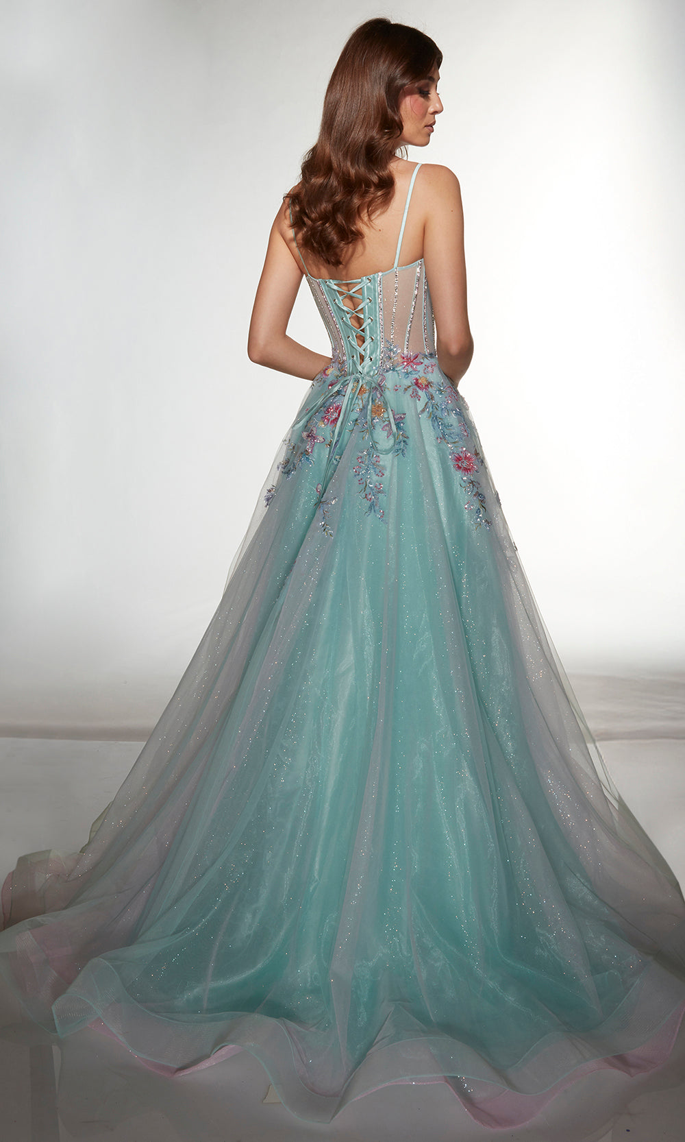 Alyce Paris 62068 - Sparkle Tulle Applique Dress Prom Dresses