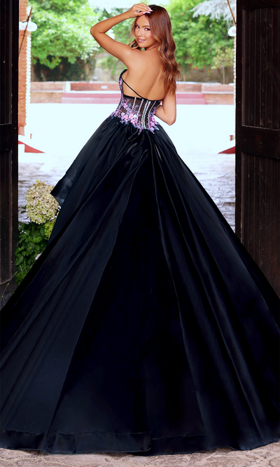 Clarisse 62110 - Embellished Corset Layered Ballgown Prom Dresses