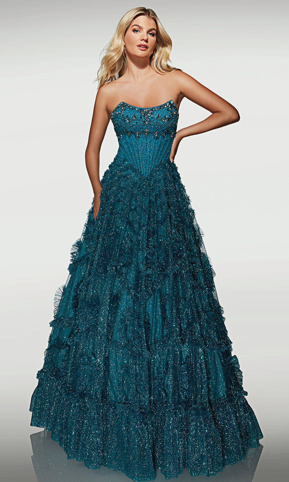 Alyce Paris 62132 - Elegant Embellished Formal Dress Prom Dresses