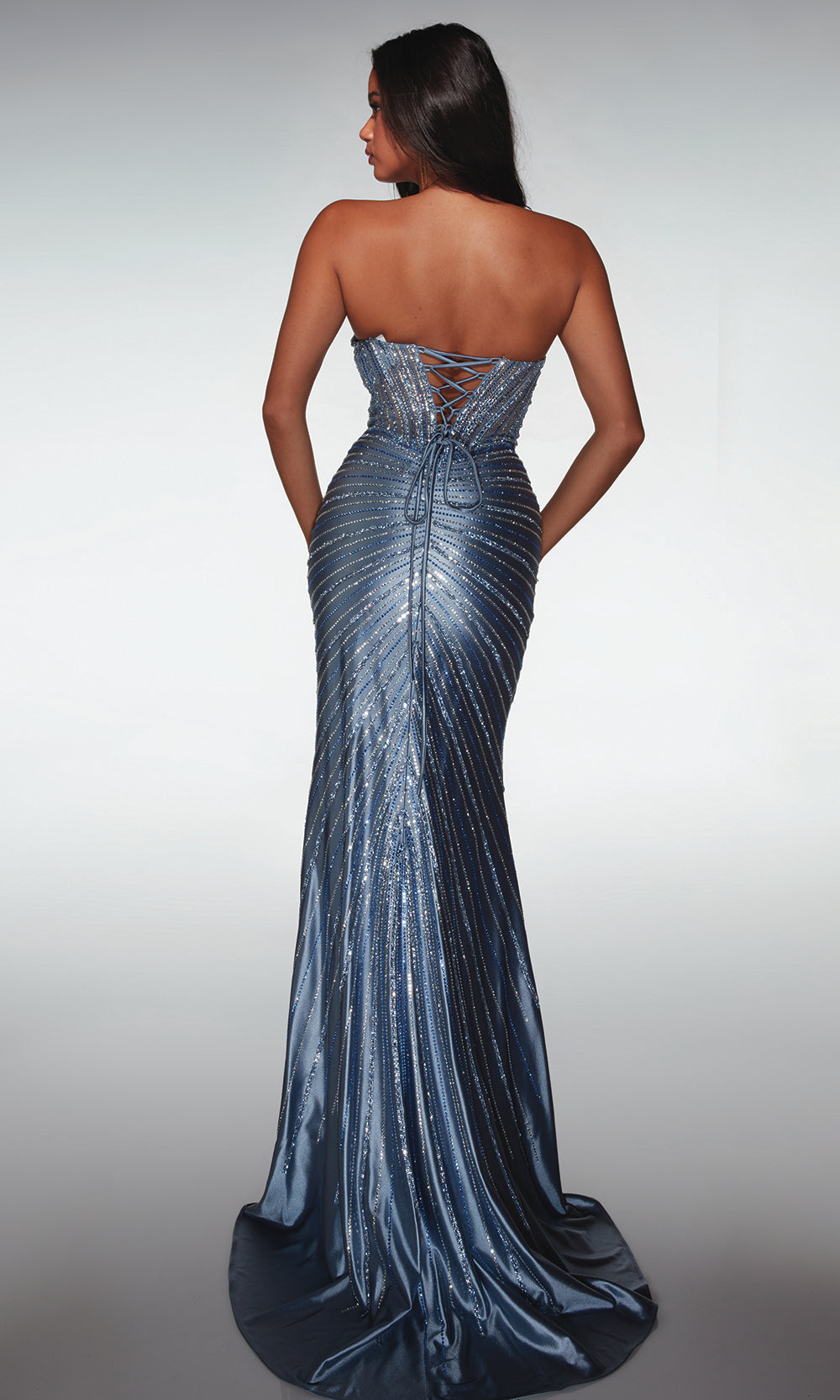 Alyce Paris 62142 - Strapless Sweetheart Gown With High Slit Prom Dresses