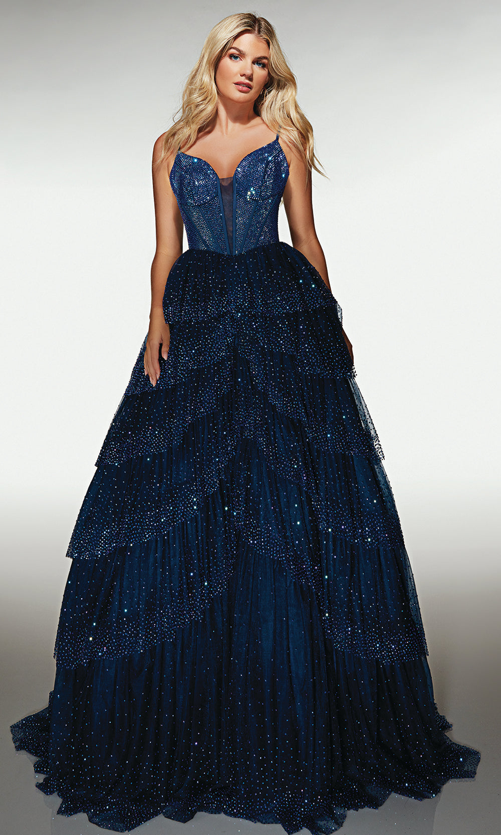 Alyce Paris 62146 - Sparkling Corset Formal Dress Prom Dresses