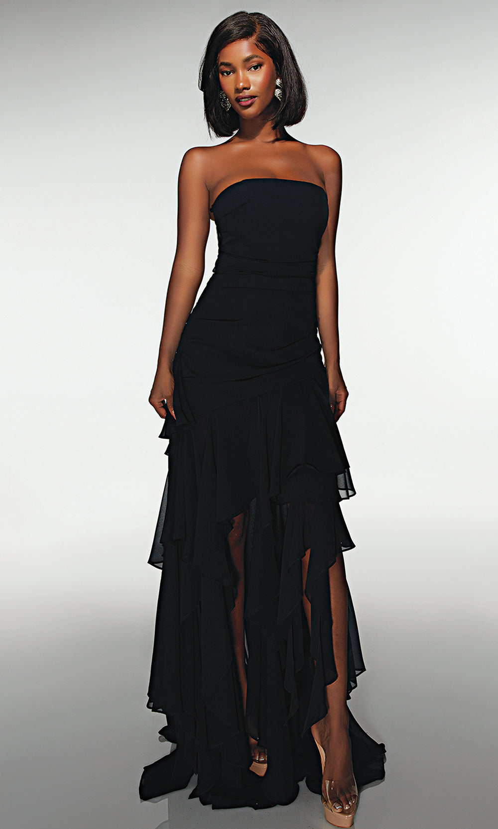 Alyce Paris 62153 - Tiered High Low Formal Dress Prom Dresses