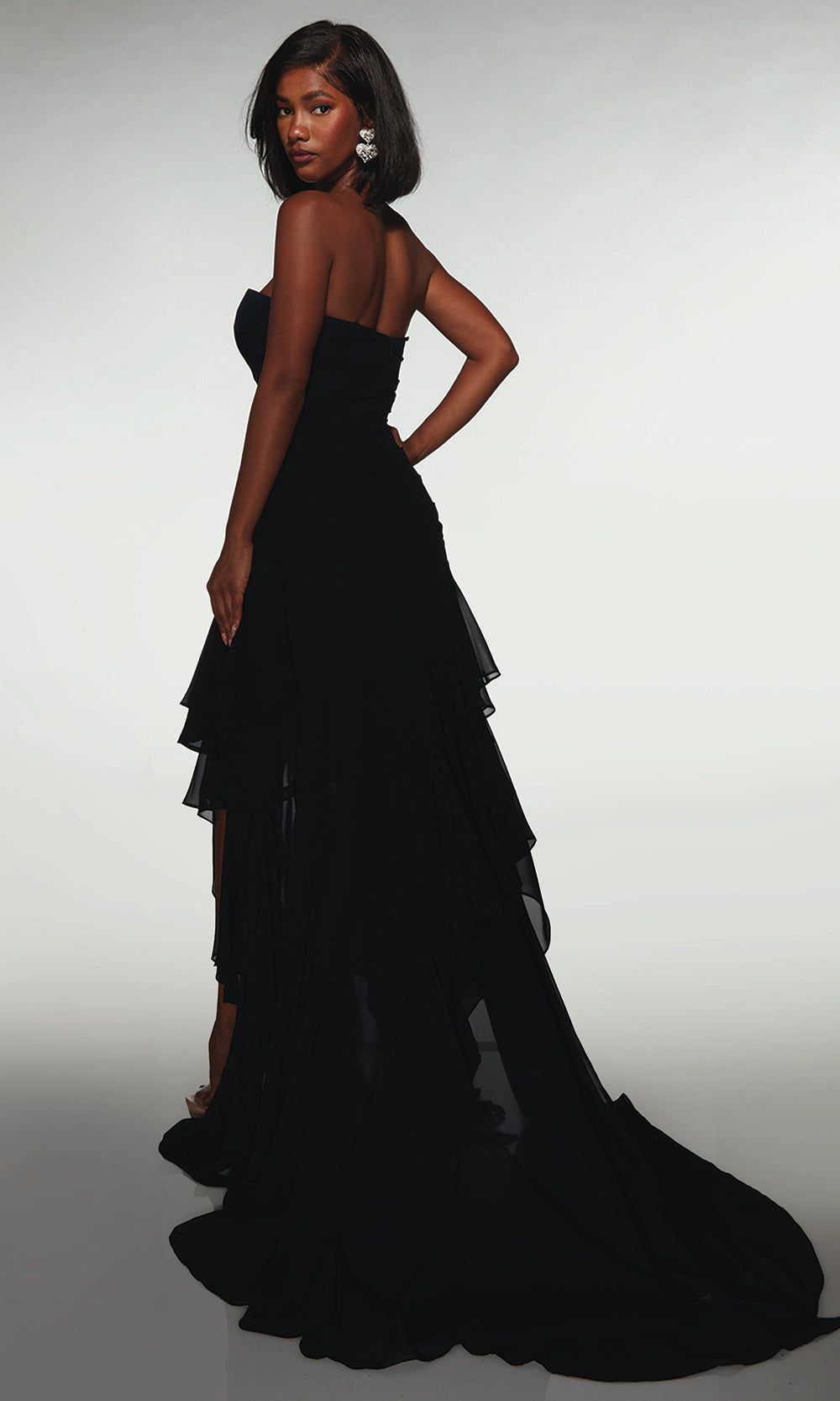 Alyce Paris 62153 - Tiered High Low Formal Dress Prom Dresses