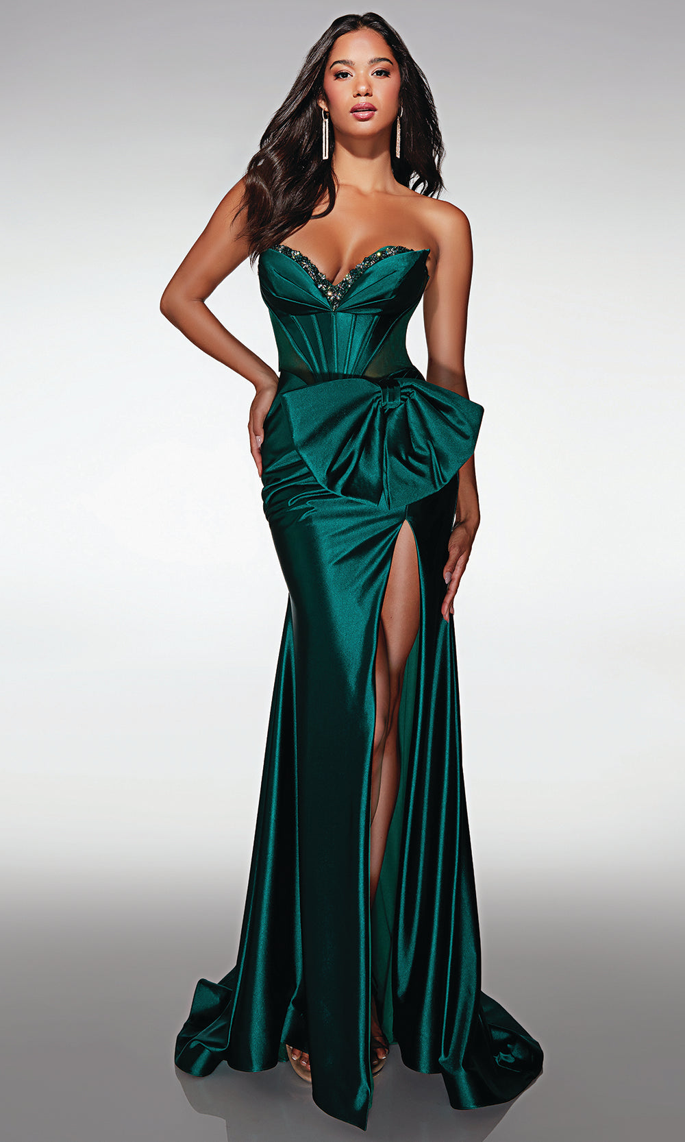 Alyce Paris 62156 - Strapless Embellished Formal Dress Prom Dresses