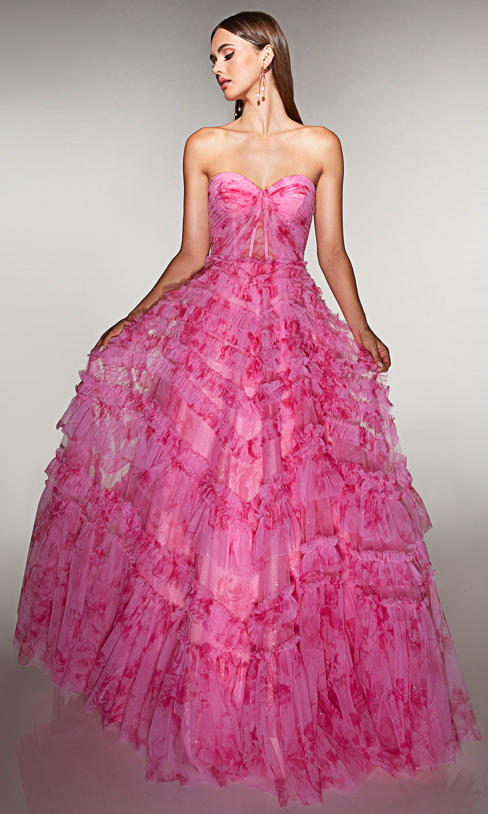 Alyce Paris 62164 - Textured Tulle Sweetheart Evening Dress Prom Dresses