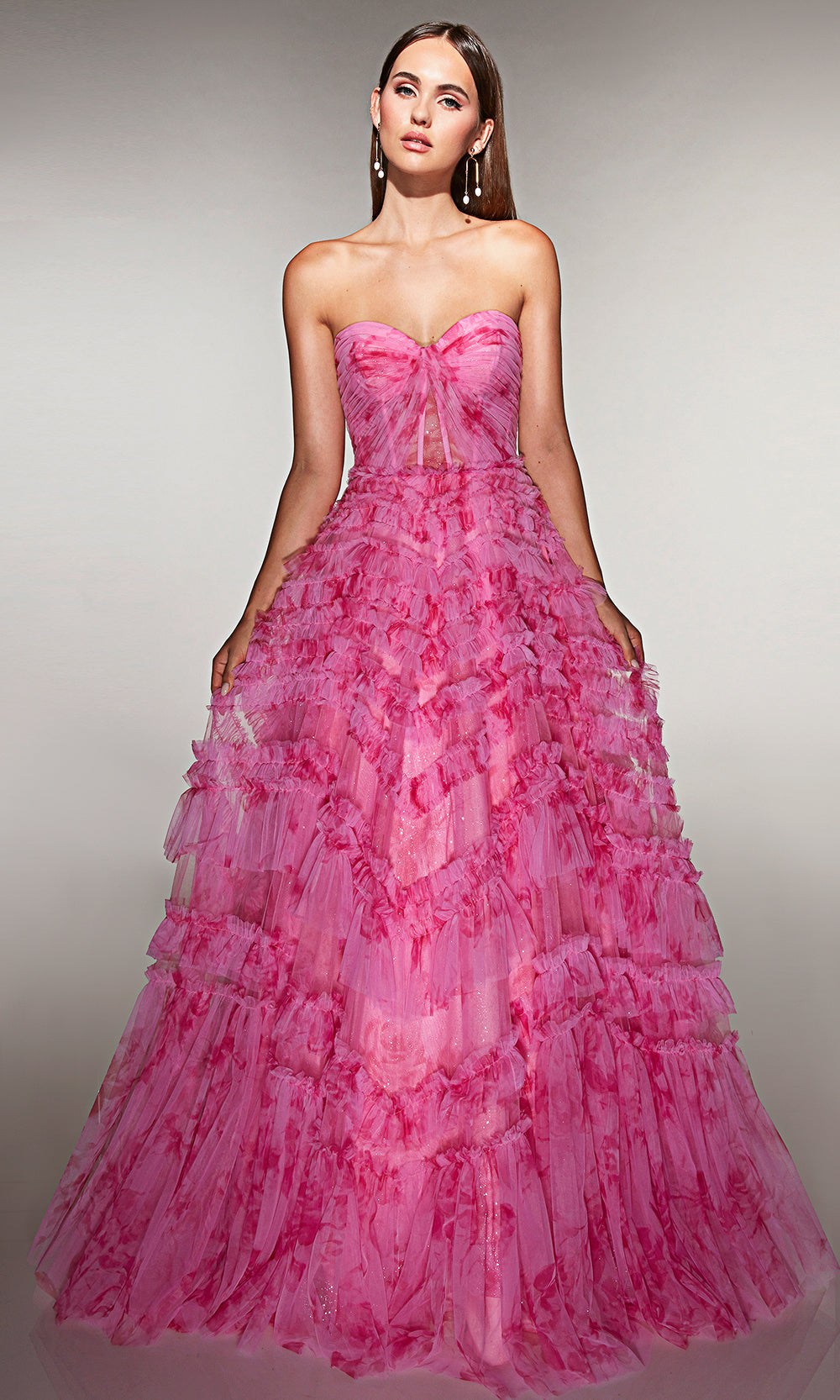 Alyce Paris 62164 - Textured Tulle Sweetheart Evening Dress Prom Dresses