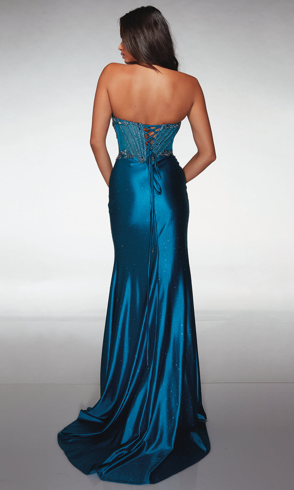 Alyce Paris 62168 - Strapless Satin Formal Dress Prom Dresses