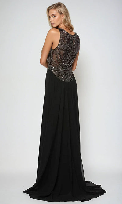 Juliet Dresses 628 - Sleeveless Jewel Neck Long Gown Prom Dresses