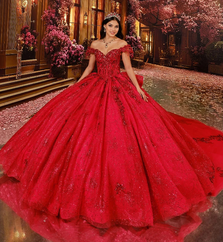 Princesa by Ariana Vara PR30191 - Sweetheart Sequin Embroidered Ball Gown