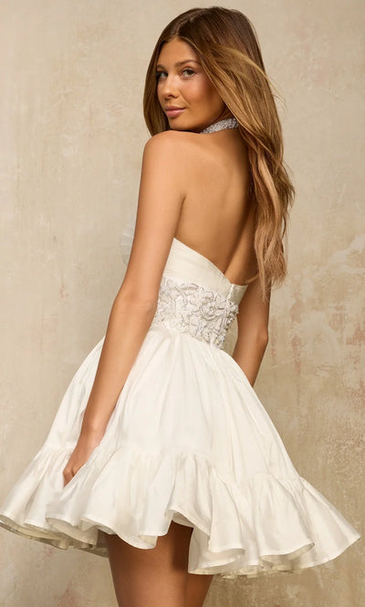Sherri Hill 57382 - Ruffle Hem Strapless Sweetheart Dress Homecoming Dresses