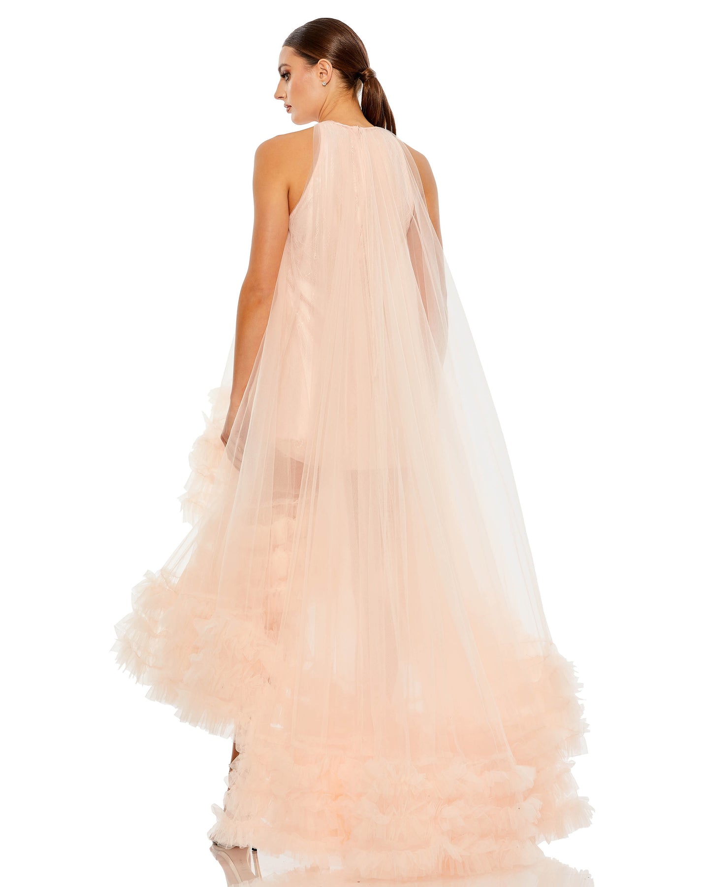 Mac Duggal 68252 - Tulle Ruffled Dress