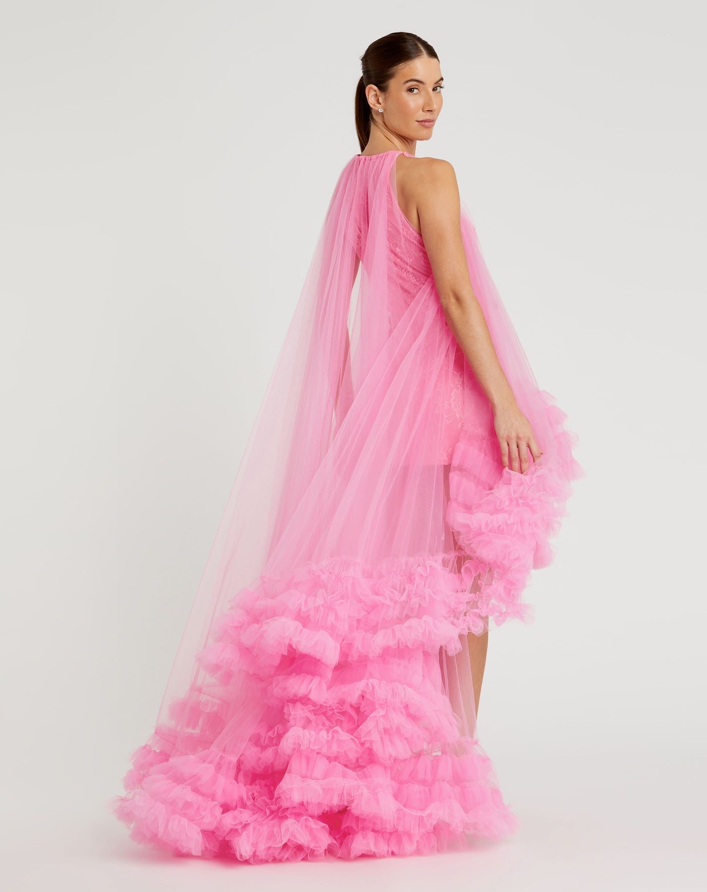 Mac Duggal 68252 - Tulle Ruffled Dress