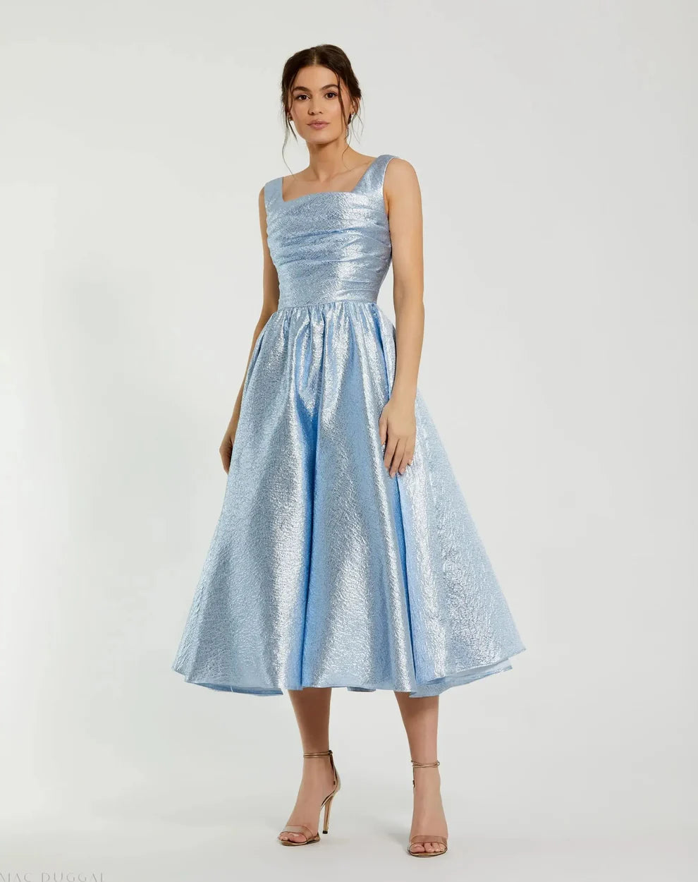 Mac Duggal 68350 - Square Neck Sleeveless Dress