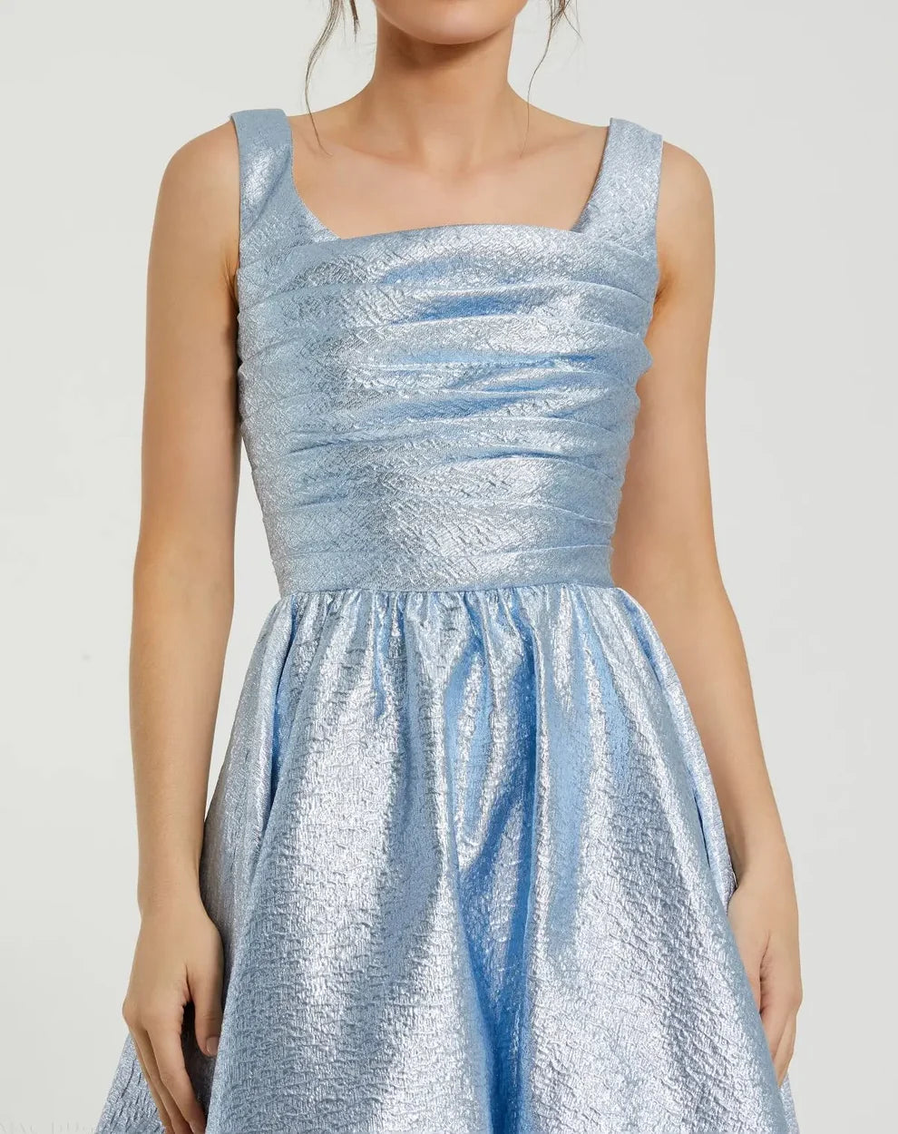Mac Duggal 68350 - Square Neck Sleeveless Dress