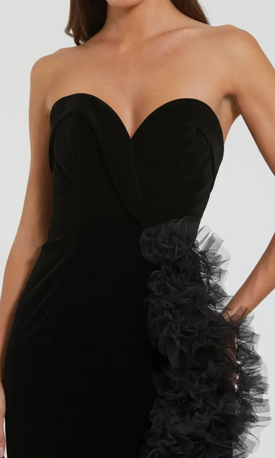 Mac Duggal 68697 - Sweetheart Tulle Ruffle Evening Gown Prom Dresses