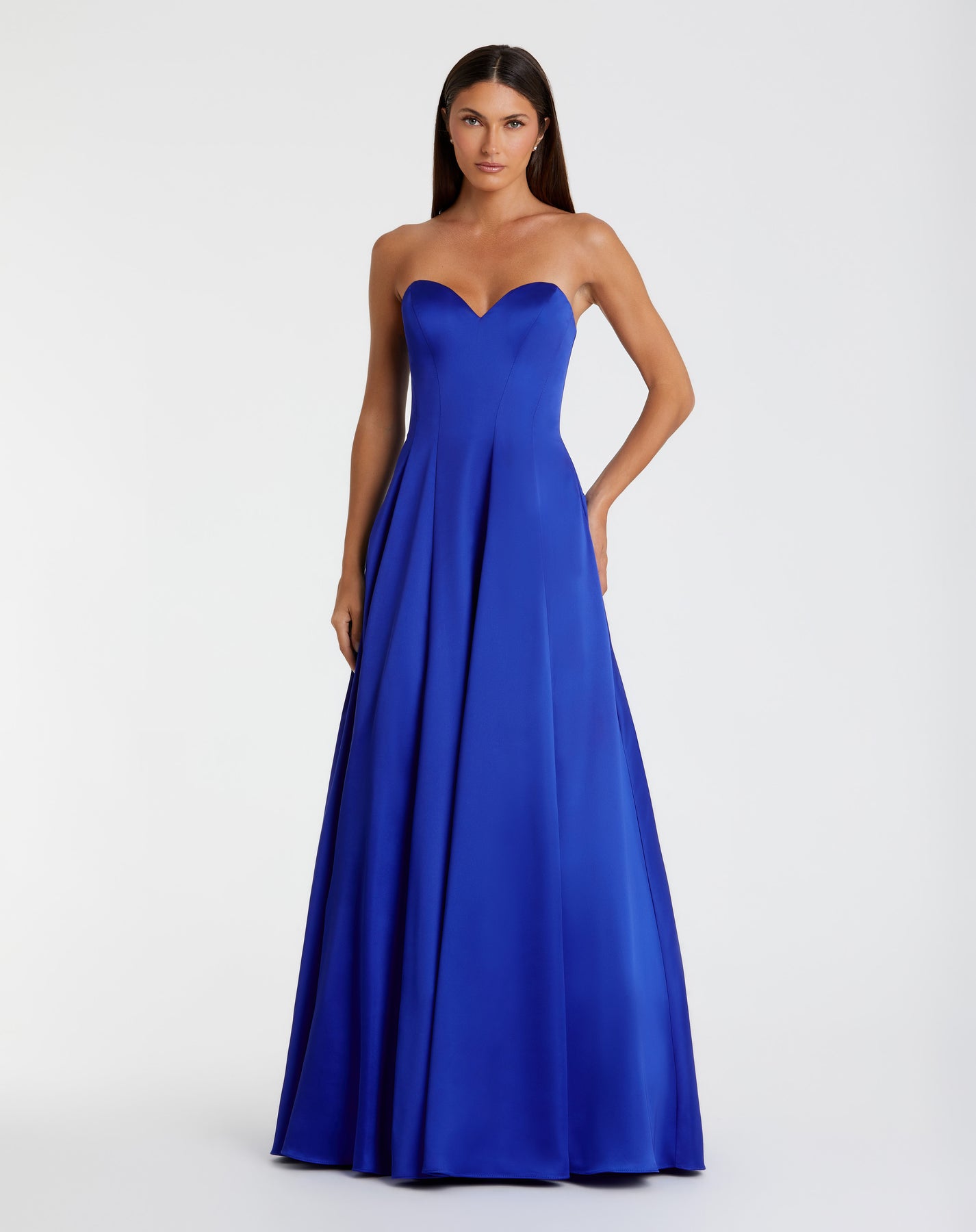 Mac Duggal 68857 - Strapless Bow Back Prom Ballgown
