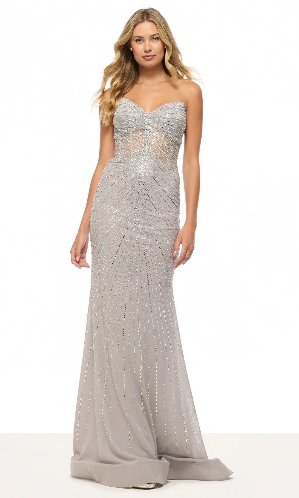 Sherri Hill 57651 - Bead Encrusted Sheath Evening Gown Prom Dresses