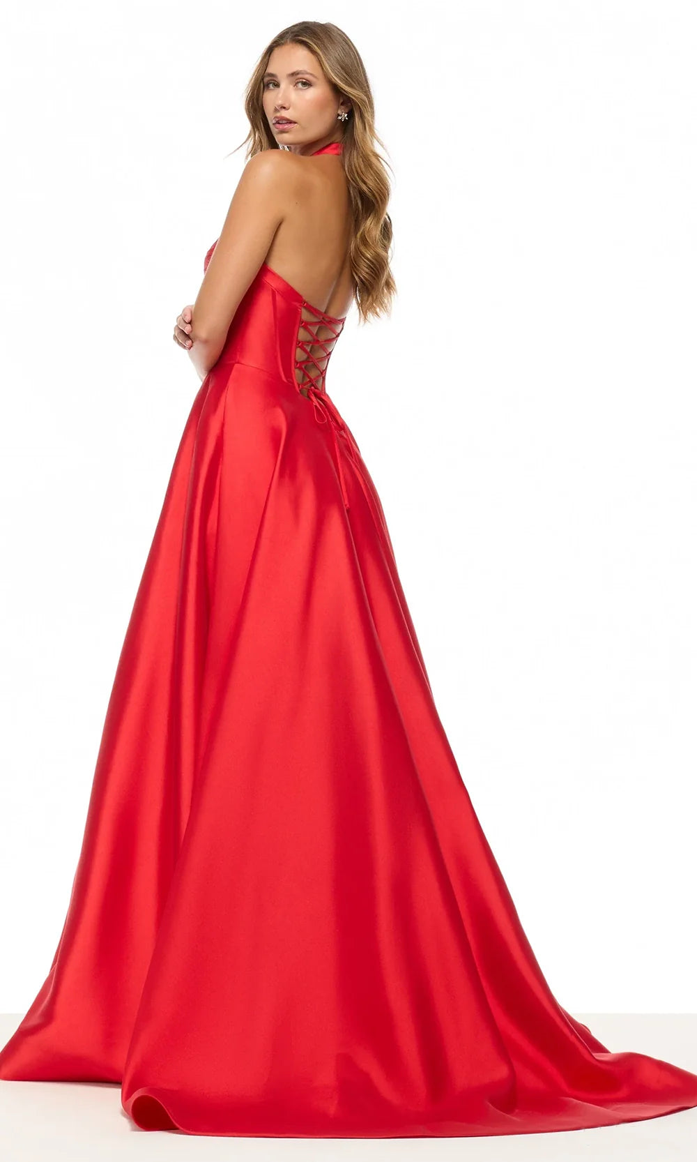 Sherri Hill 57737 - Full Mikado Lace-Up Back Gown Prom Dresses