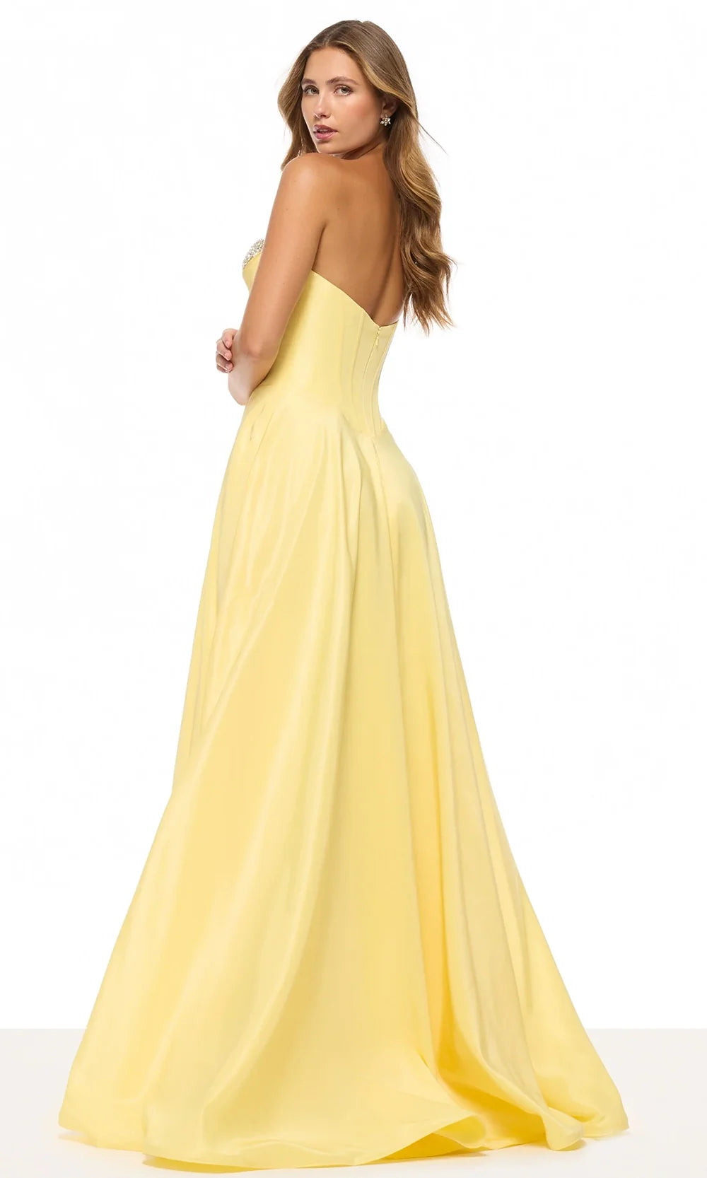 yellow sherri hill prom dress 57747 - Long A-Line tag15 Sherri Hill Prom Dresses American Apparel | Must Color:Yellow Lambskin Leather