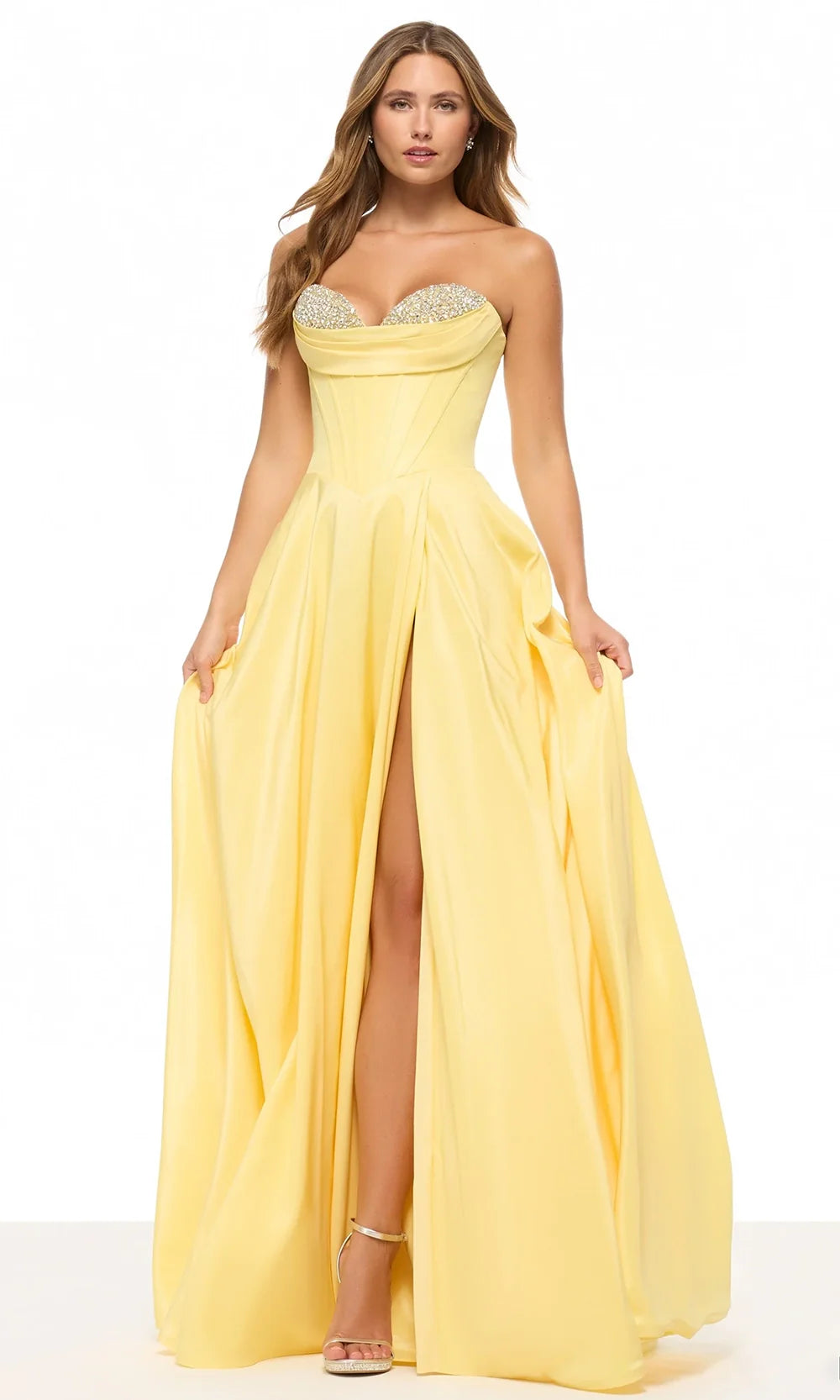 Sherri Hill 57747 - Bead Embellished A-Line Prom Gown Prom Dresses