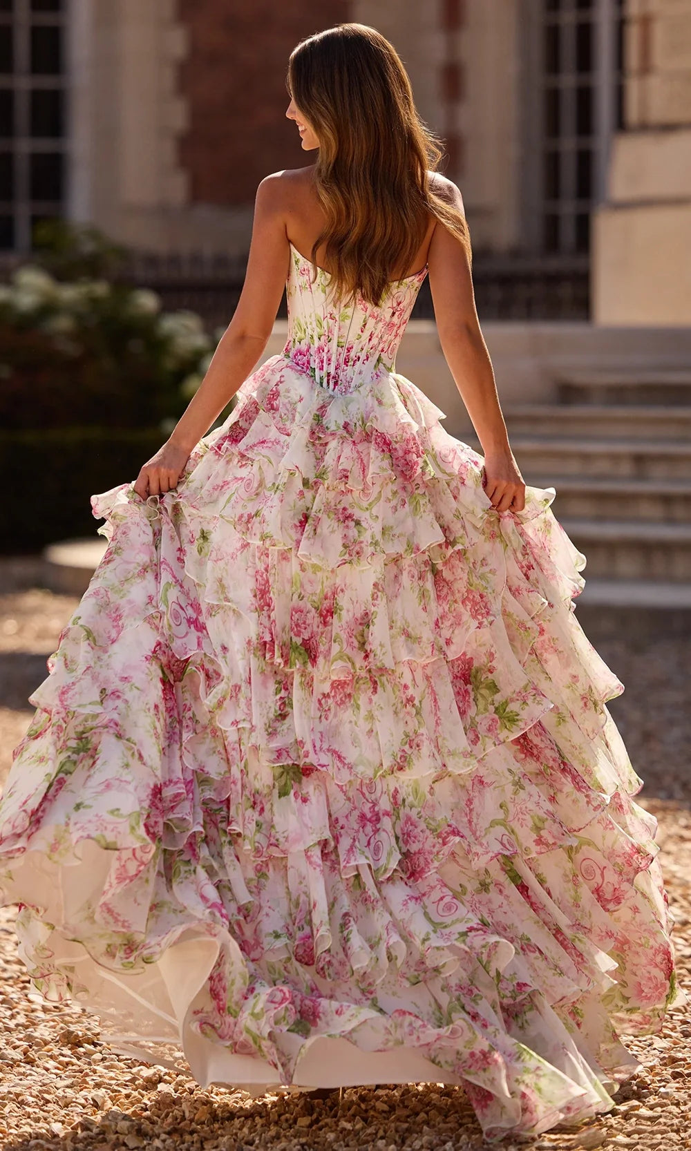 Sherri Hill 57693 - Tiered Ruffle A-Line Prom Gown Prom Dresses