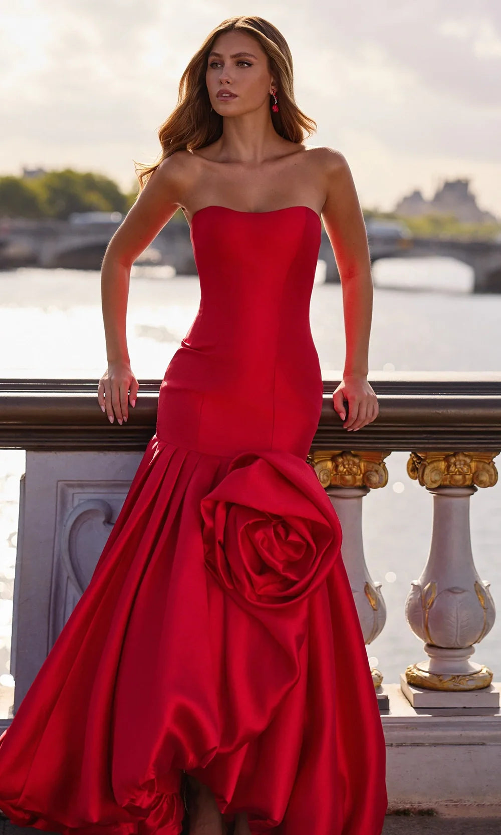 Sherri Hill 57845 - Bubble Hem Mermaid Mikado Evening Dress Prom Dresses