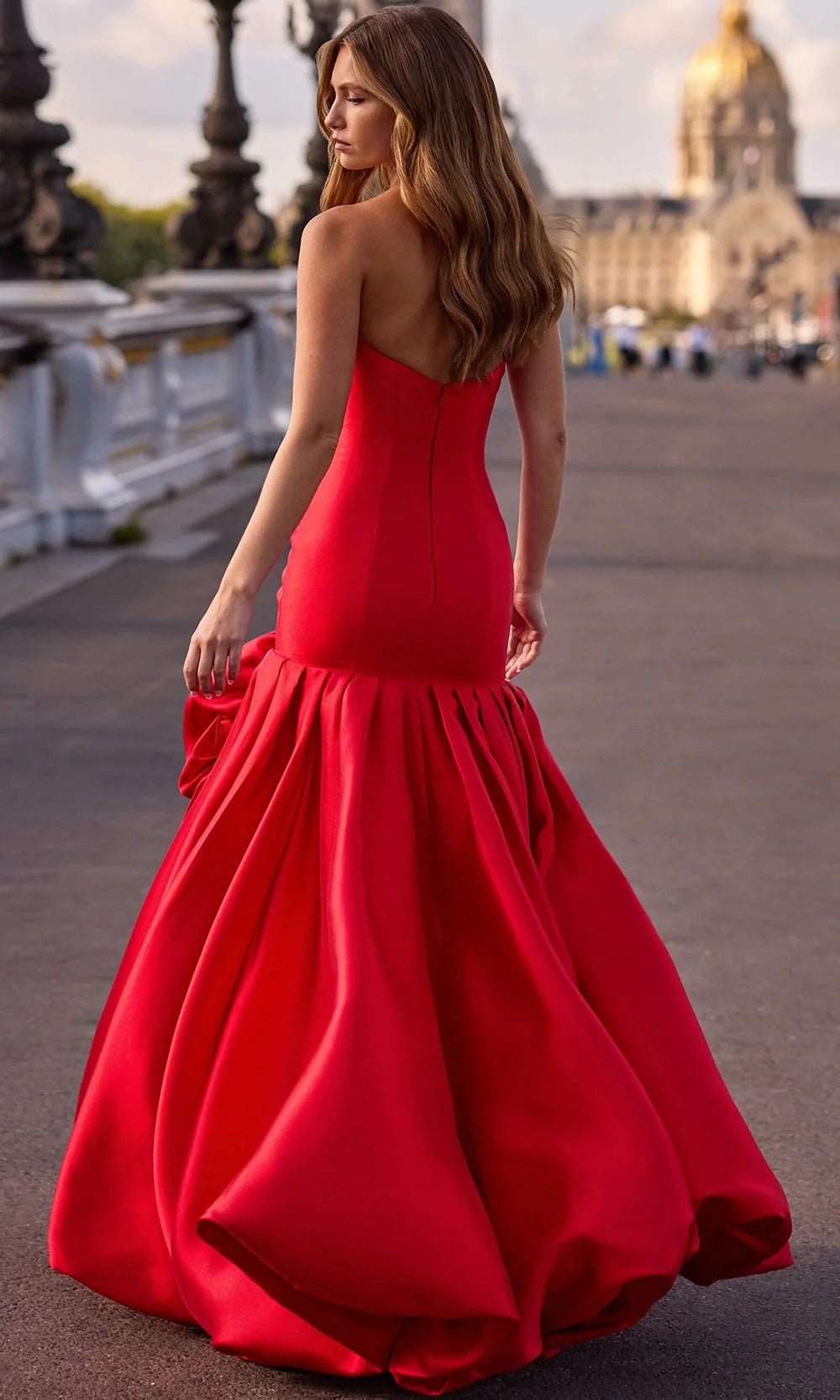 Sherri Hill 57845 - Bubble Hem Mermaid Mikado Evening Dress Prom Dresses