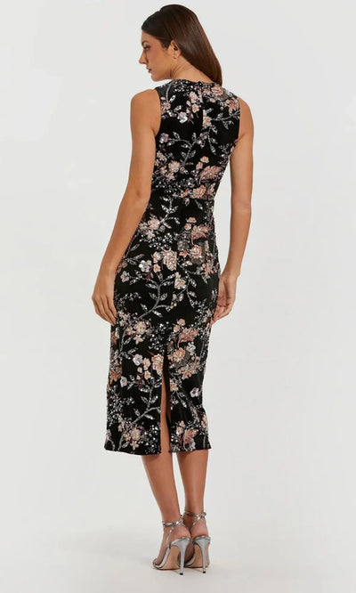 Mac Duggal 68958 - Jewel Neck Floral Embroidered Dress Cocktail Dresses