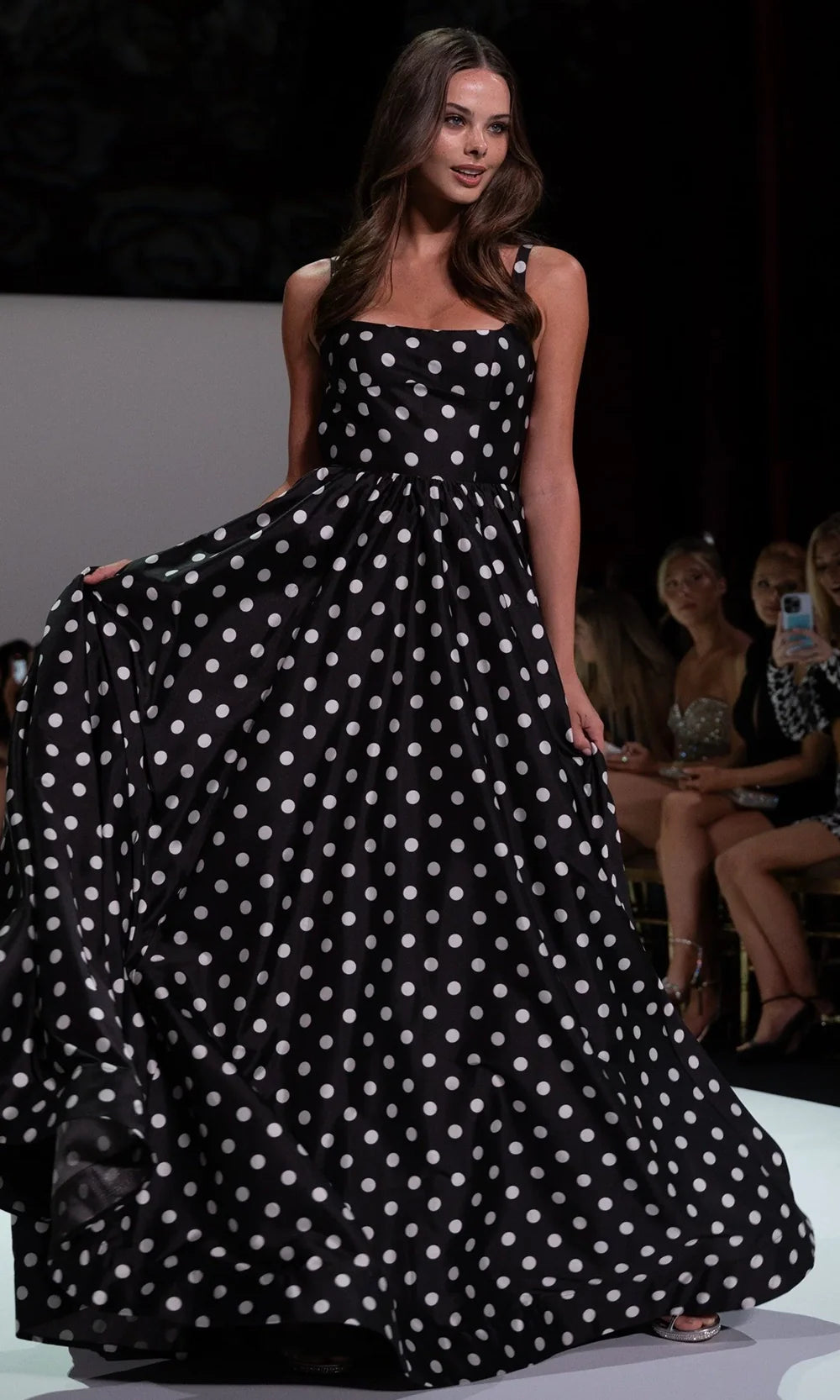 Sherri Hill 57787 - Backless Printed Full Skirt Evening Gown Prom Dresses