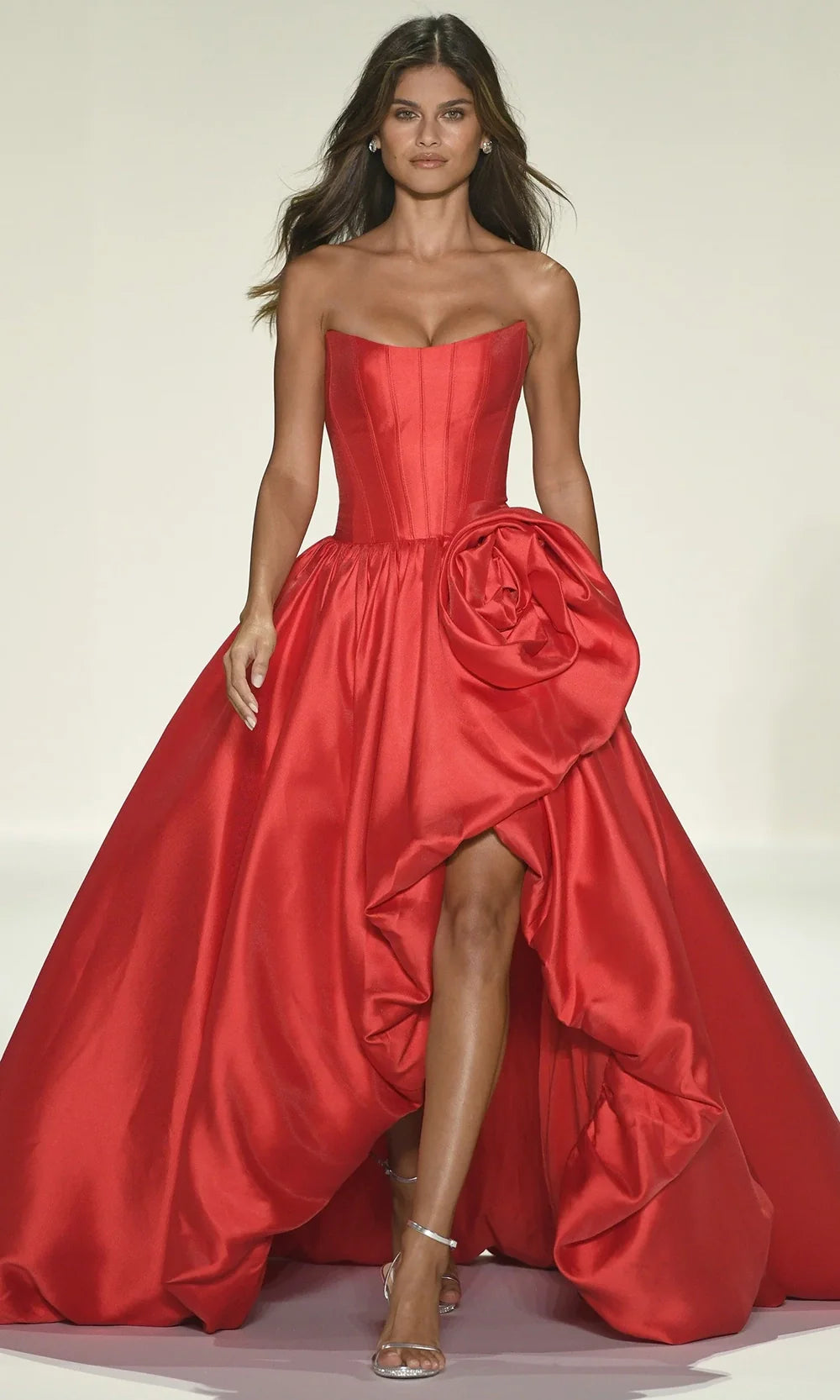 Sherri Hill 57778 - Scoop Neckline Bubble Ballgown Prom Dresses