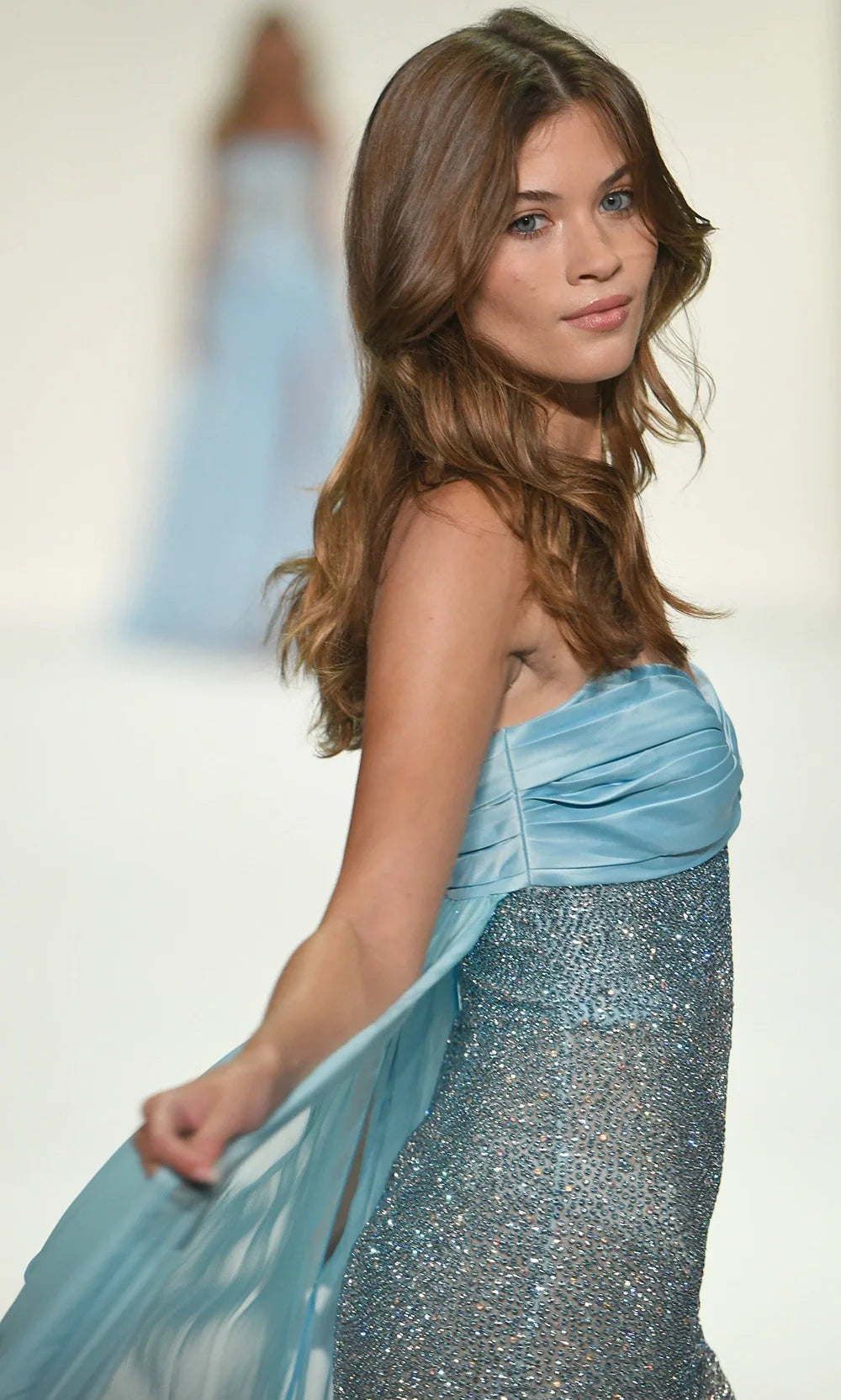 Sherri Hill 67199 - Beaded Bodice Sleeveless Gown with Cape Prom Dresses