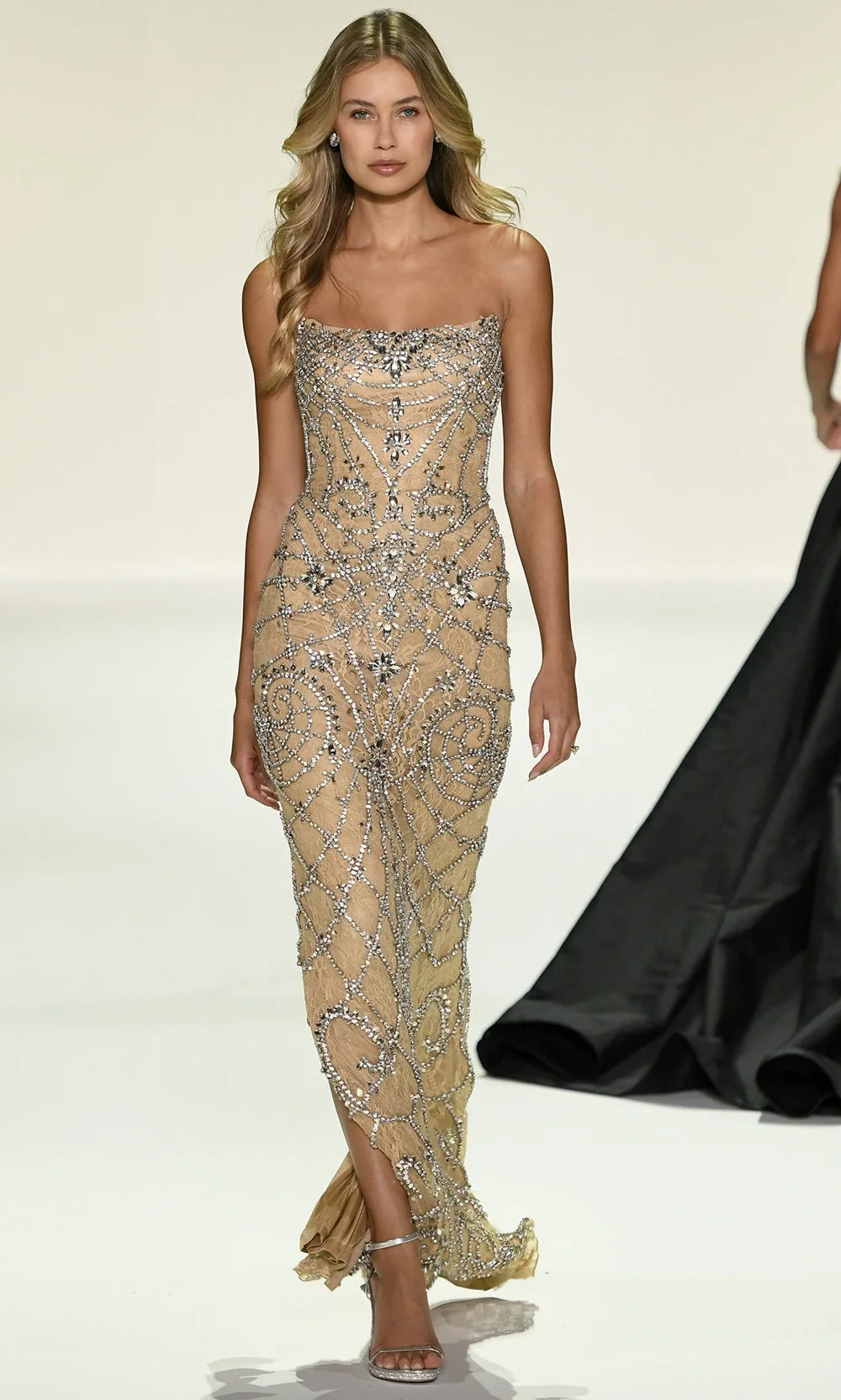 Sherri Hill 67143 - Patterned Beaded Scoop Neck Gown Prom Dresses