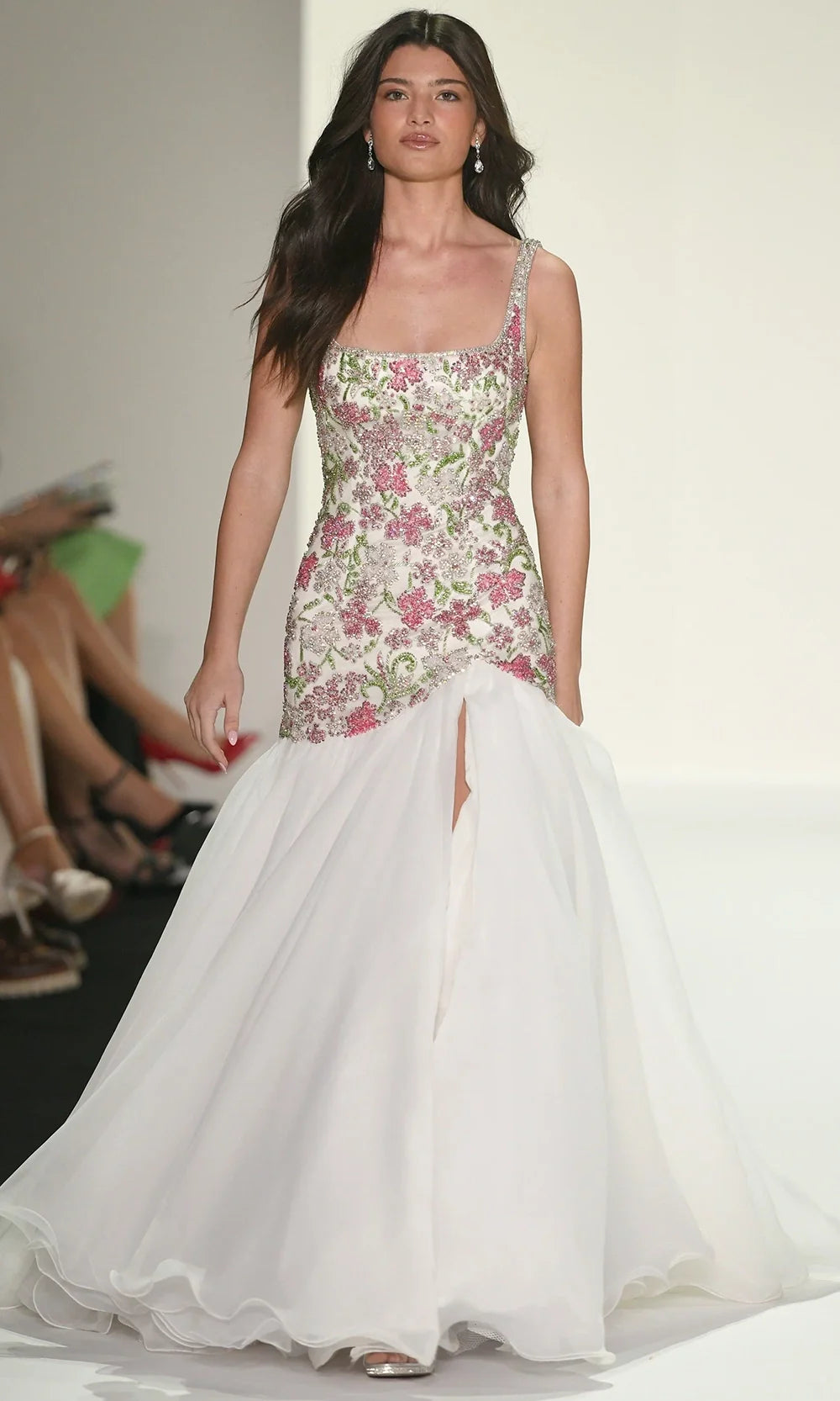 Sherri Hill 67175 - Beaded Fit and Flare Long Gown Prom Dresses