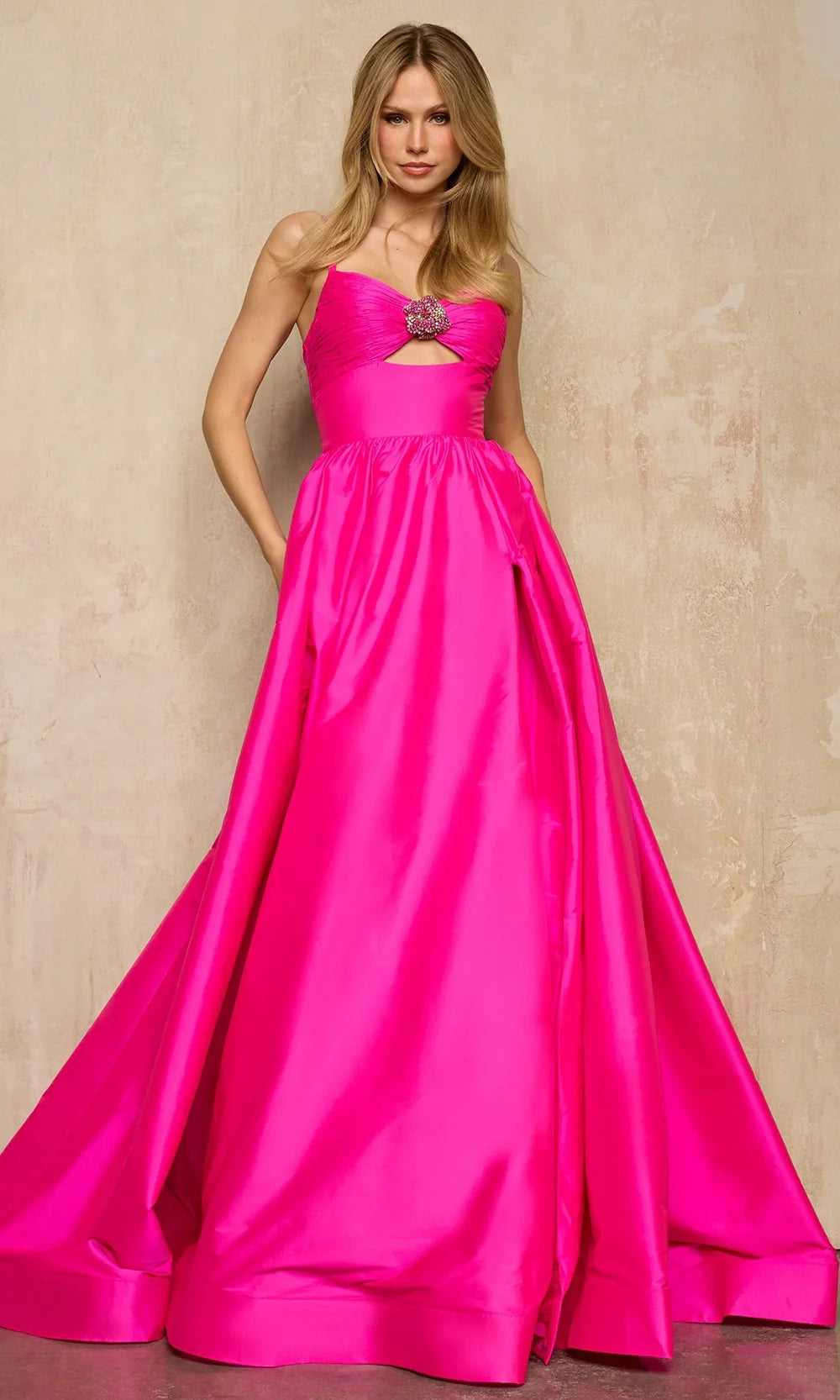 Sherri Hill 57505 - Sweetheart A-Line Gown with Front Cutout Prom Dresses