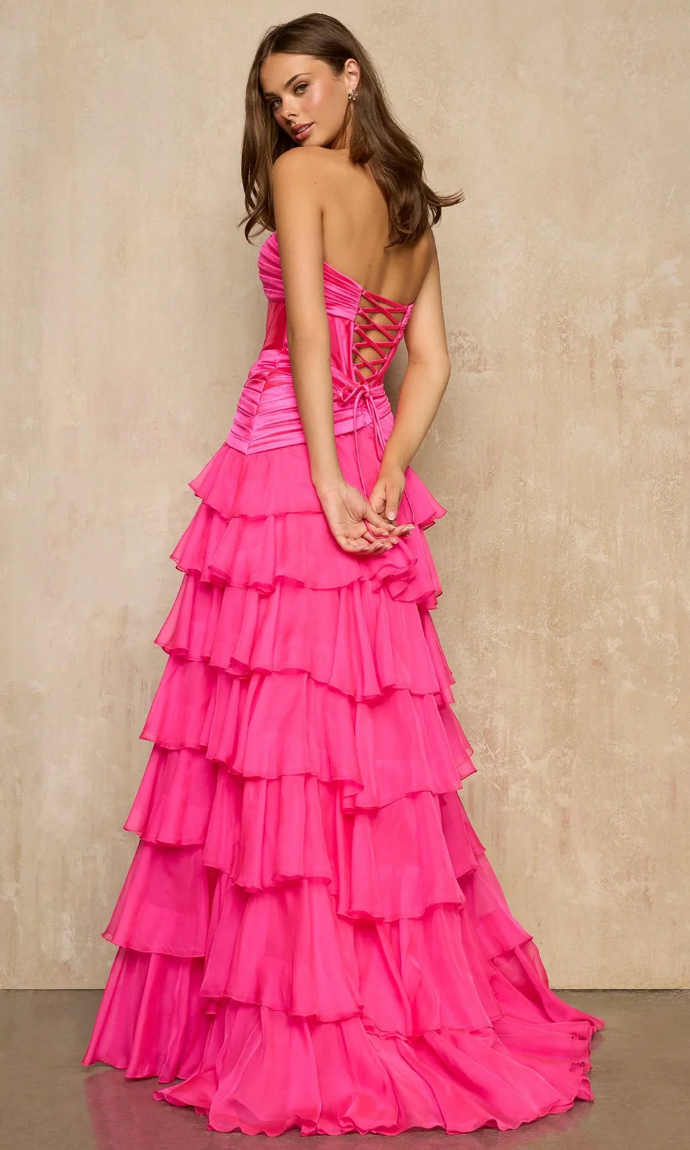Sherri Hill 57873 - Ruffle A-Line Gown with Sweetheart Neckline Prom Dresses