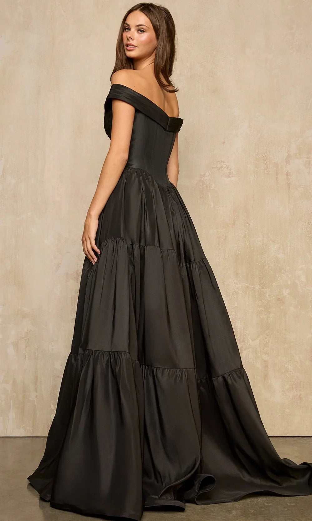 Sherri Hill 57945 - Corset Bodice Tiered Skirt Evening Gown Ball Gowns
