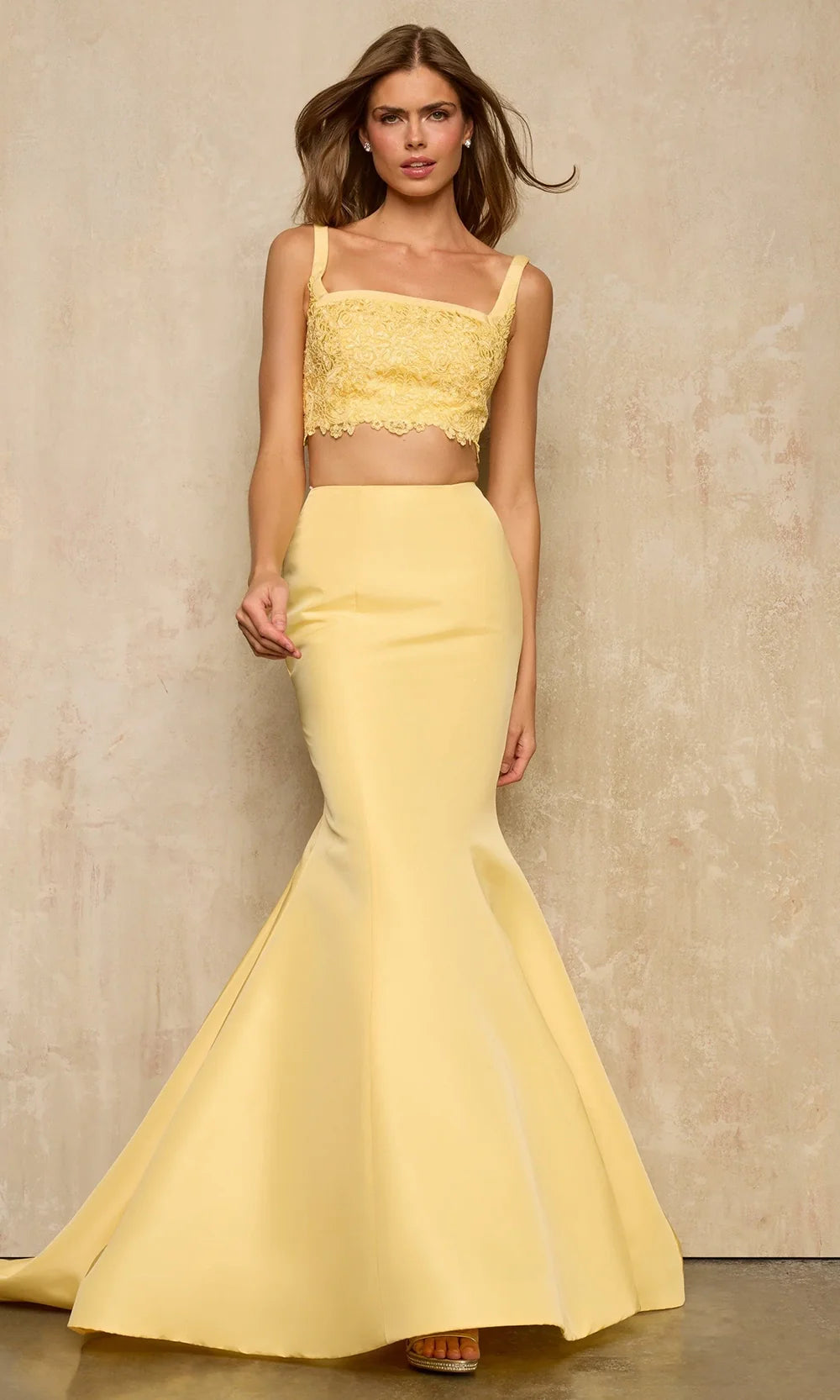 Sherri Hill 57623 - Embroidered Bodice Two-Piece Dress Prom Dresses