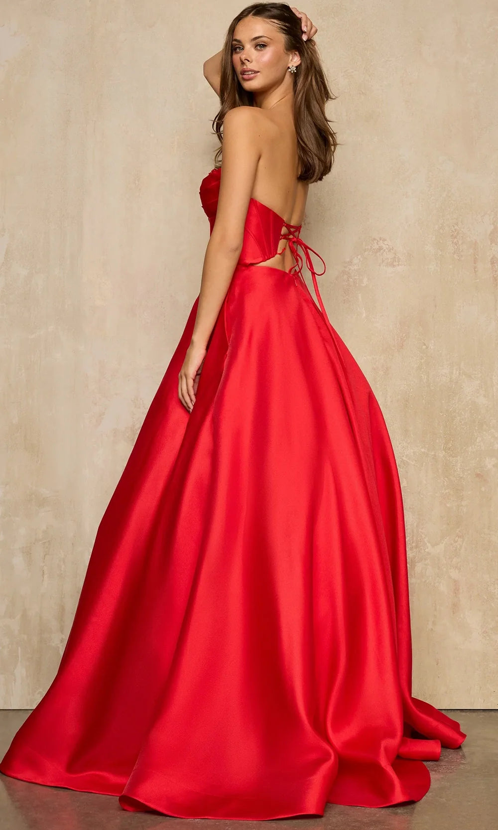 Sherri Hill 57704 - Sweetheart Full Skirt Gown with Lace Accents Prom Dresses