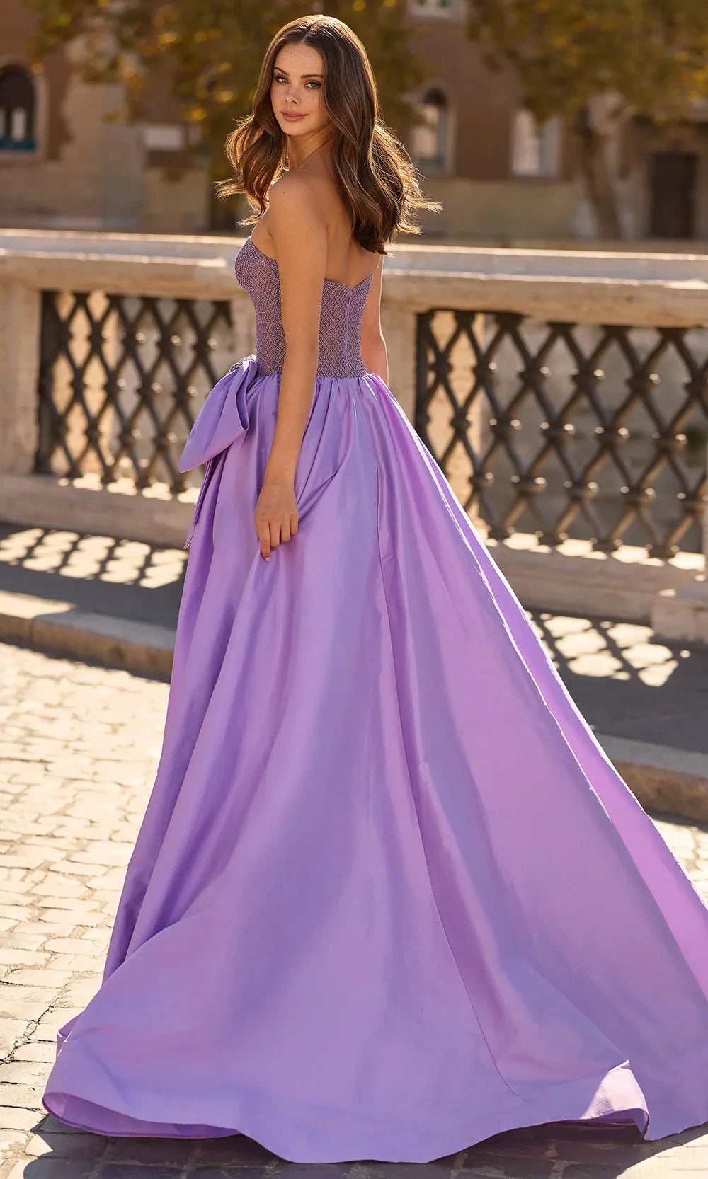 Sherri Hill 67170 - Bow Accent Beaded Strapless Ballgown Ball Gowns