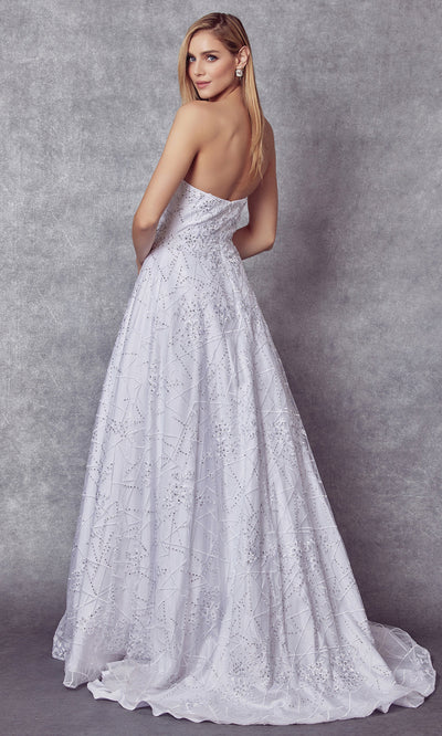 Juliet Dresses 692 - Sweetheart Embellished Long Gown Ball Gowns