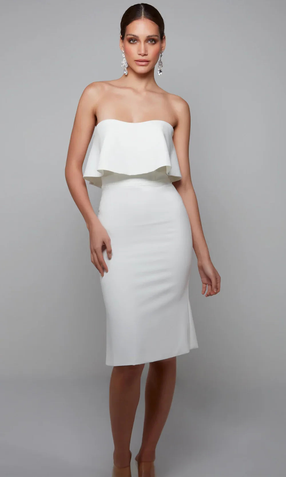 Alyce Paris 70002 - Semi-Sweetheart Minimalist Sheath Dress Homecoming Dresses