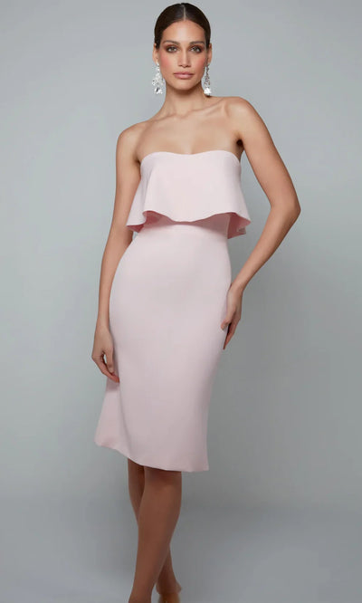 Alyce Paris 70002 - Semi-Sweetheart Minimalist Sheath Dress Homecoming Dresses