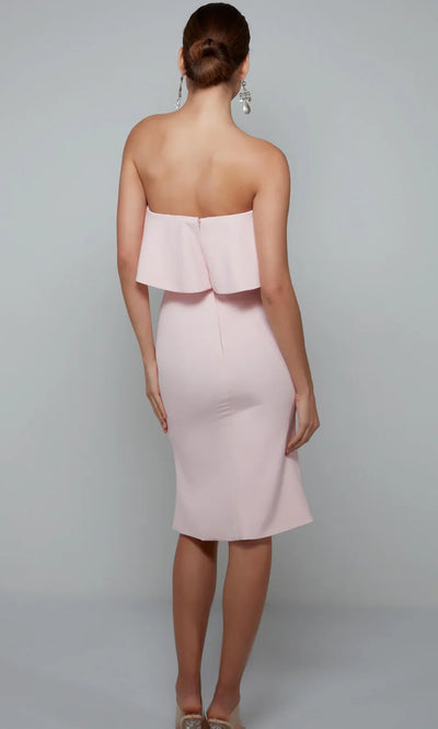 Alyce Paris 70002 - Semi-Sweetheart Minimalist Sheath Dress Homecoming Dresses