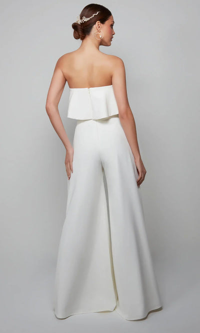 Alyce Paris 70015 - Wide-Leg Strapless Bridal Jumpsuit Formal Pantsuits