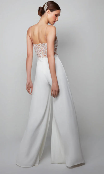 Alyce Paris 70017 - Lace Top Sleeveless Jumpsuit Homecoming Dresses