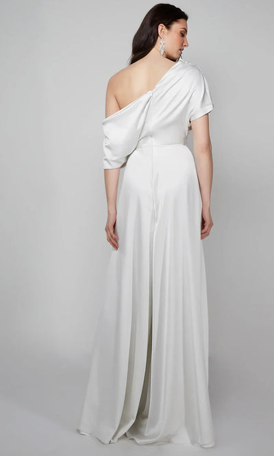 Alyce Paris 70019 - Short Sleeve Jumpsuit with Wide-Leg Pants Evening Dresses
