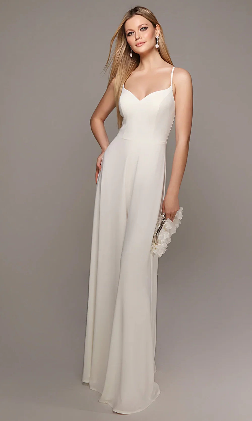 Alyce Paris 70022 - Sleeveless Sweetheart Neck Jumpsuit Homecoming Dresses